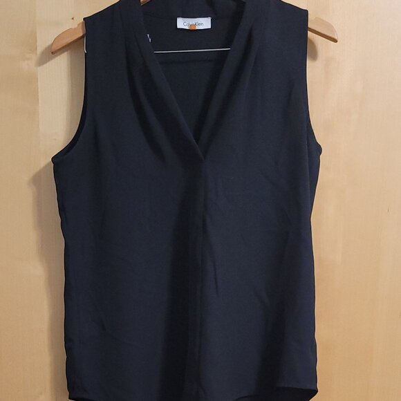 Calvin Klein Tops - Calvin Klein Black Tank Blouse Medium
